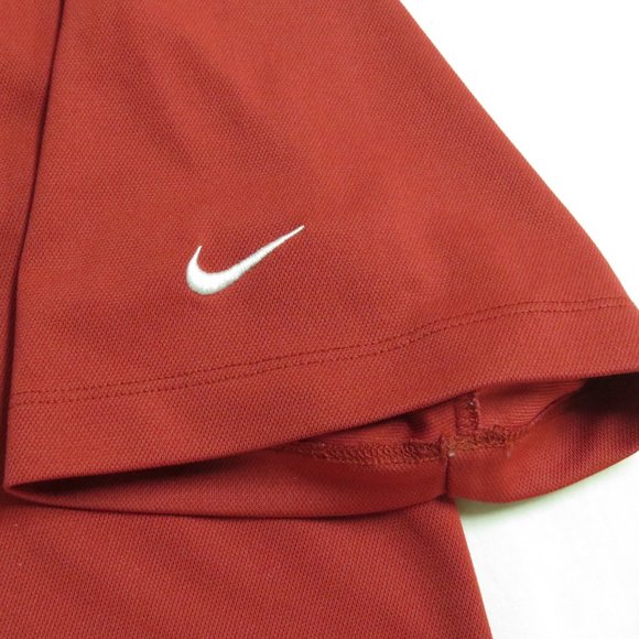 Sz M-XL Alabama Crimson Tide Nike Dri-Fit #42V Golf Polo - Picture 3 of 7